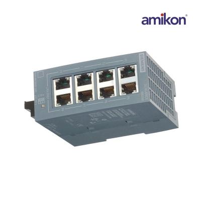 Siemens 6GK5008-0BA10-1AB2 SCALANCE XB008 Sakelar Ethernet Industri Tidak Terkelola