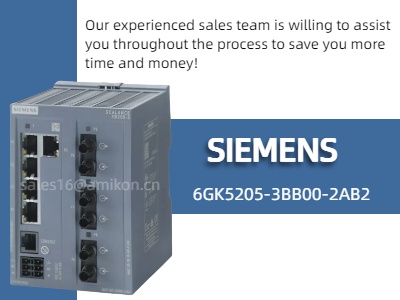 Siemens 6GK5205-3BB00-2AB2 Managed Ethernet Switch: Jaringan yang Andal untuk Aplikasi Industri